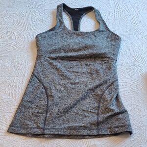 Lululemon power up 2 tank Gray Women's Athletic Tank Top